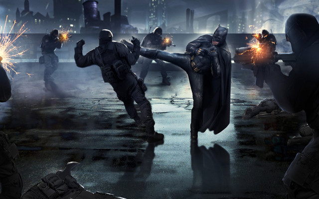 City night fireworks military epic free wallpaper for desktop - medium preview image