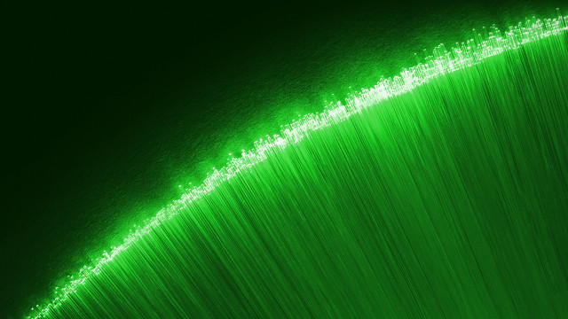 Green background curved light black free wallpaper for desktop - medium preview image