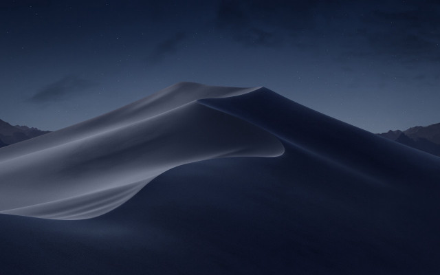 White sand dune night desert free wallpaper for desktop - medium preview image