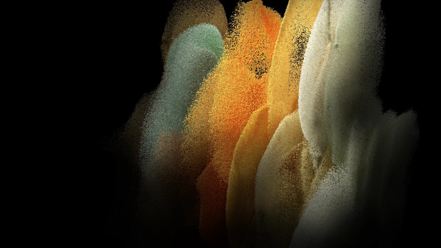 Colorful flowers black background white free wallpaper for desktop - medium preview image