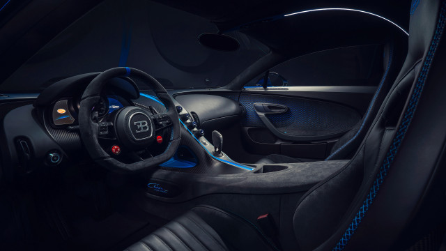 Car steeringwheel blue stitch dash free wallpaper for desktop - medium preview image