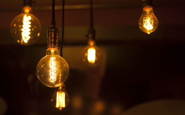 Halloween candlelight lightbulbs blurry depthfire free wallpaper for desktop - medium preview image