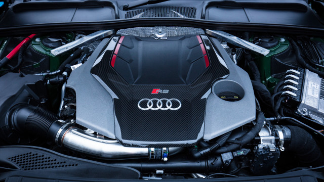 Car engine closeup futurism detailed free wallpaper for desktop - medium preview image