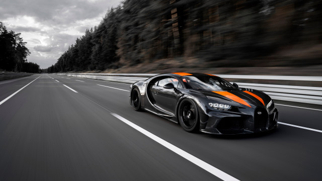 Car motion blur futurism forest free wallpaper for desktop - medium preview image