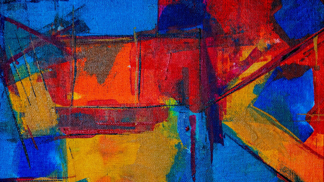 Abstract background red blue rectangles free wallpaper for desktop - medium preview image