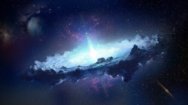 Sky bright light nebula space free wallpaper for desktop - medium preview image