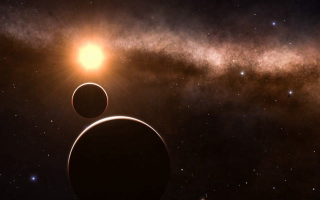 Distant object bright light space #3 free wallpaper for desktop - medium preview image