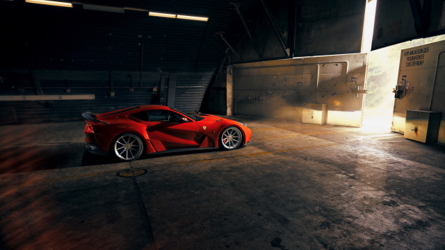 Red sports car garage door #3 free wallpaper for desktop - medium preview image