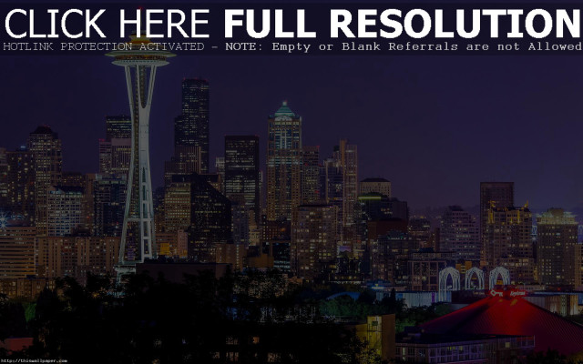 City skyline full moon click free wallpaper for desktop - medium preview image