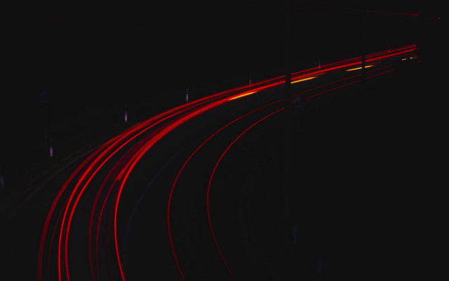 Long exposure streetlight futurism motionblur free wallpaper for desktop - medium preview image