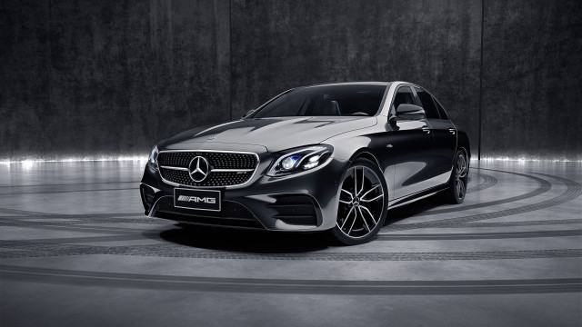 Black white mercedes digital rendering free wallpaper for desktop - medium preview image