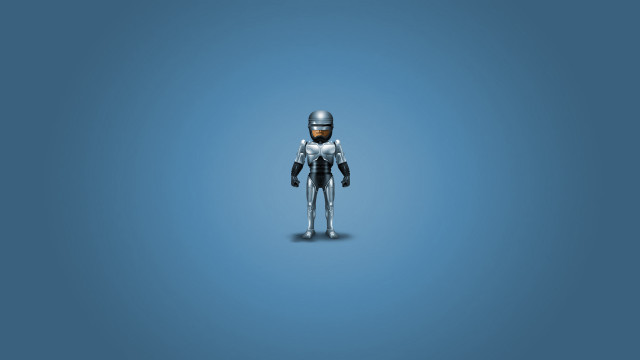 Robot android space art beeple free wallpaper for desktop - medium preview image