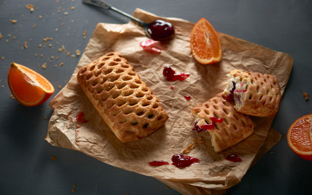 Fruit sandwich wax paper pastel free wallpaper for desktop - medium preview image