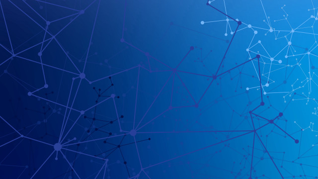 Blue sky wireframe constellation night free wallpaper for desktop - medium preview image