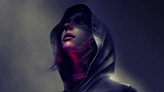 Eve ryder hoodie cyberpunk red free wallpaper for desktop - medium preview image
