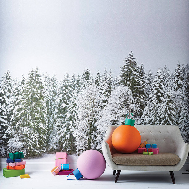 Couch toys room trees snow free wallpaper for tablet - medium preview image