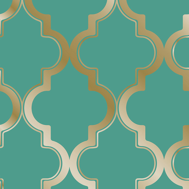 Green gold wallpaper geometric design free wallpaper for tablet - medium preview image