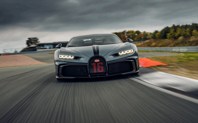 Bugatti track darksky trees tiltshift free wallpaper for desktop - medium preview image