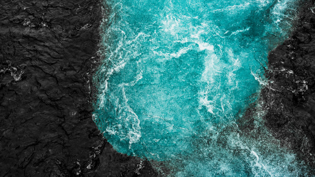 Water forest night starry sky free wallpaper for desktop - medium preview image