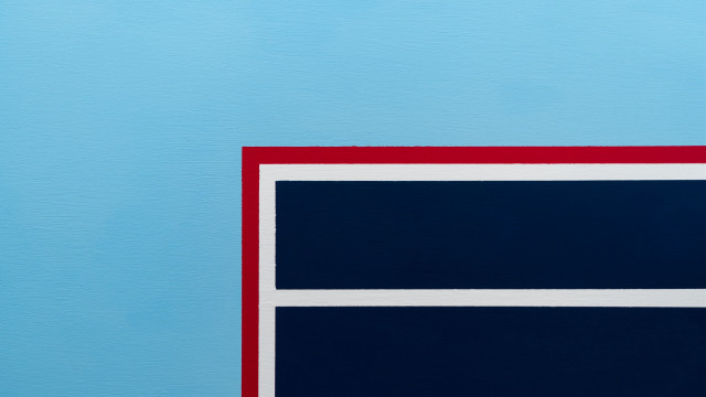 Red white blue window minimalist free wallpaper for desktop - medium preview image