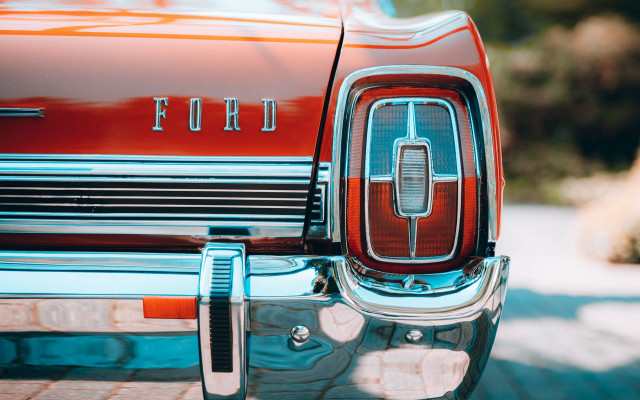 Car front red emblem blue free wallpaper for desktop - medium preview image