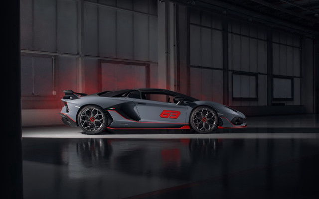 Grey sports car garage red #4 free wallpaper for desktop - medium preview image