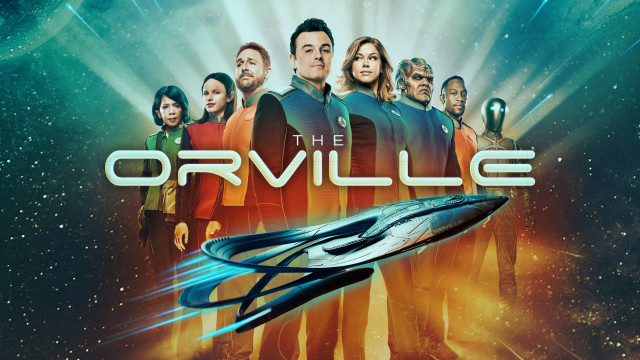 Orville spaceship group poster futurism free wallpaper for desktop - medium preview image