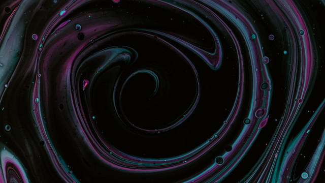 Black purple swirl water droplets free wallpaper for desktop - medium preview image