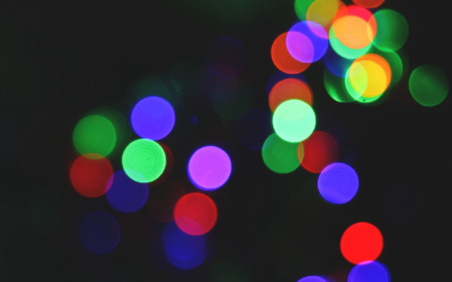 Blurry lights dark holography microscopic free wallpaper for desktop - medium preview image