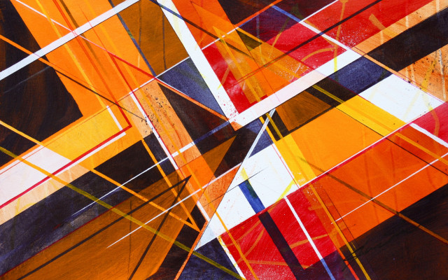 Multicolored abstract geometric lines squares free wallpaper for desktop - medium preview image