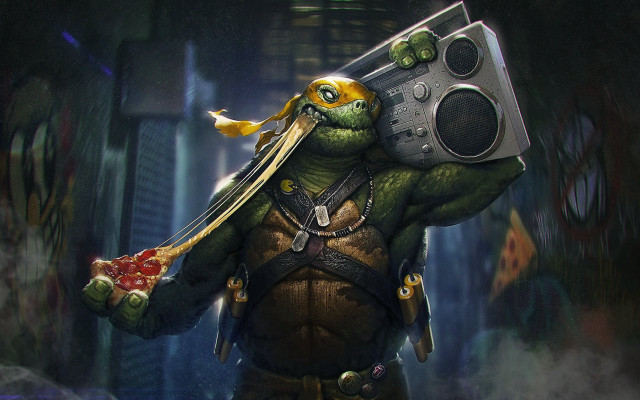 Teenage classical realism splash art free wallpaper for desktop - medium preview image