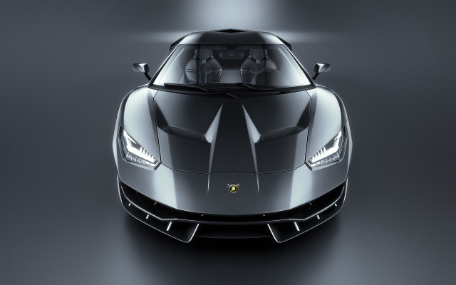 Black sports car hood up #4 free wallpaper for desktop - medium preview image