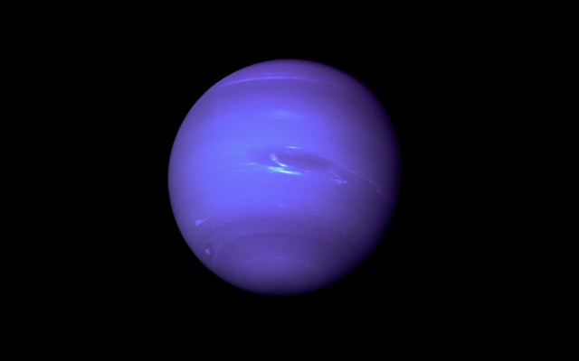 Purple nebula black background white free wallpaper for desktop - medium preview image