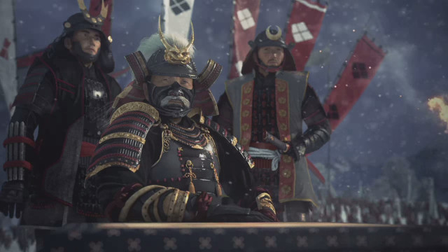 Medieval men costumes flags snowy free wallpaper for desktop - medium preview image