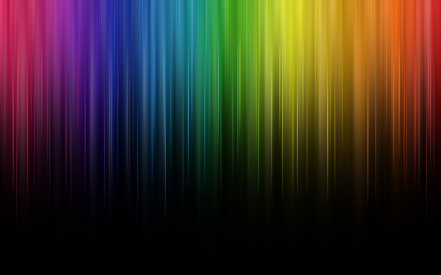 Rainbow lines black border Évariste free wallpaper for desktop - medium preview image