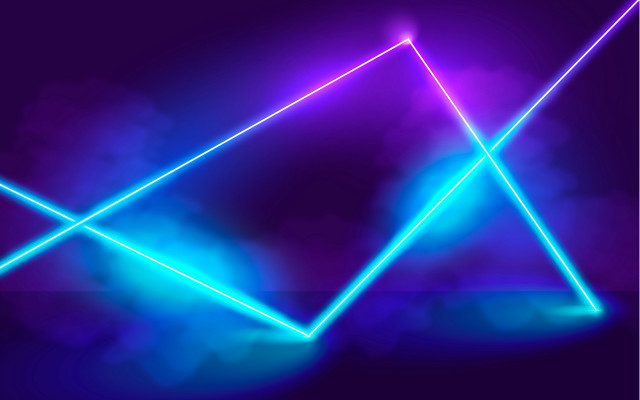 Holographic abstract triangle light beam free wallpaper for desktop - medium preview image