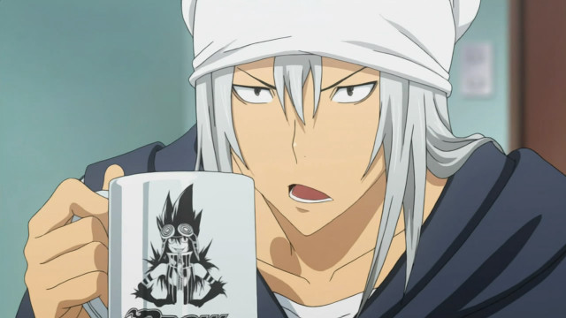 Man white headband coffee mug free wallpaper for desktop - medium preview image