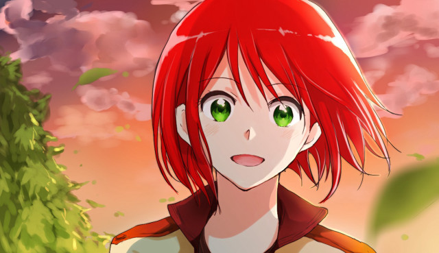 Girl red hair green eyes #5 free wallpaper for desktop - medium preview image