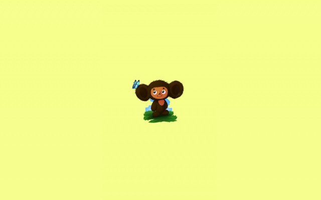 Cartoon afro bird yellow green free wallpaper for desktop - medium preview image