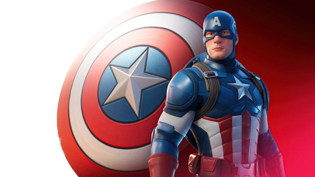 Captain america shield star armor free wallpaper for desktop - medium preview image