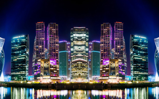 Tokyo city skyline river bridge #2 free wallpaper for desktop - medium preview image