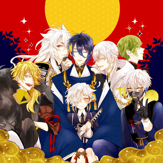 Anime characters cloud sun stars free wallpaper for tablet - medium preview image