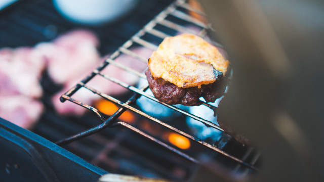 Grilled meat potatoes fork brian free wallpaper for desktop - medium preview image