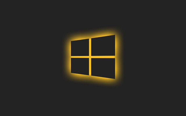 Black yellow light window computer free wallpaper for desktop - medium preview image