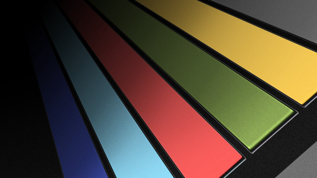 Color wheel bauhaus triadic 3d free wallpaper for desktop - medium preview image