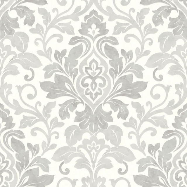 White gray wallpaper floral design free wallpaper for tablet - medium preview image