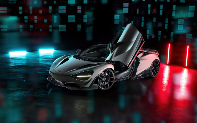 Car red light dark room free wallpaper for desktop - medium preview image