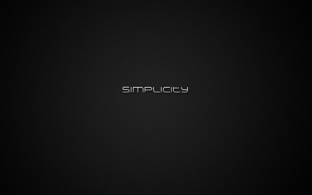 Black background simplicity silver letters free wallpaper for desktop - medium preview image