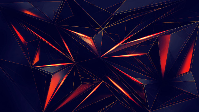 Star abstract red lights 3d free wallpaper for desktop - medium preview image