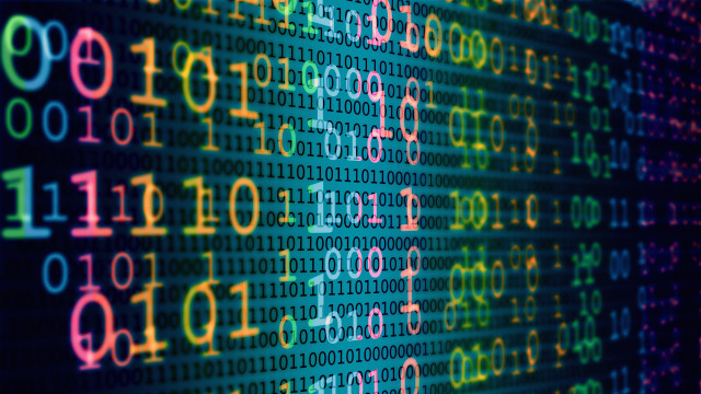 Computer screen ascii cybernetics credits free wallpaper for desktop - medium preview image